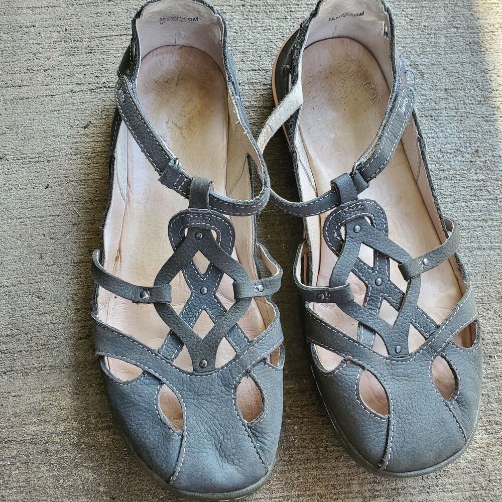 JAMBU CHARCOAL PASTEL PINK SANDALS WJ17SAN19 9.5